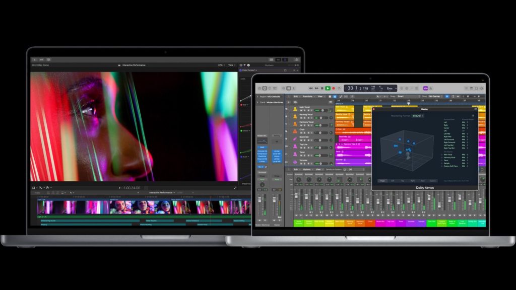 Final Cut Pro and Logic Pro on the new MacBook Pro