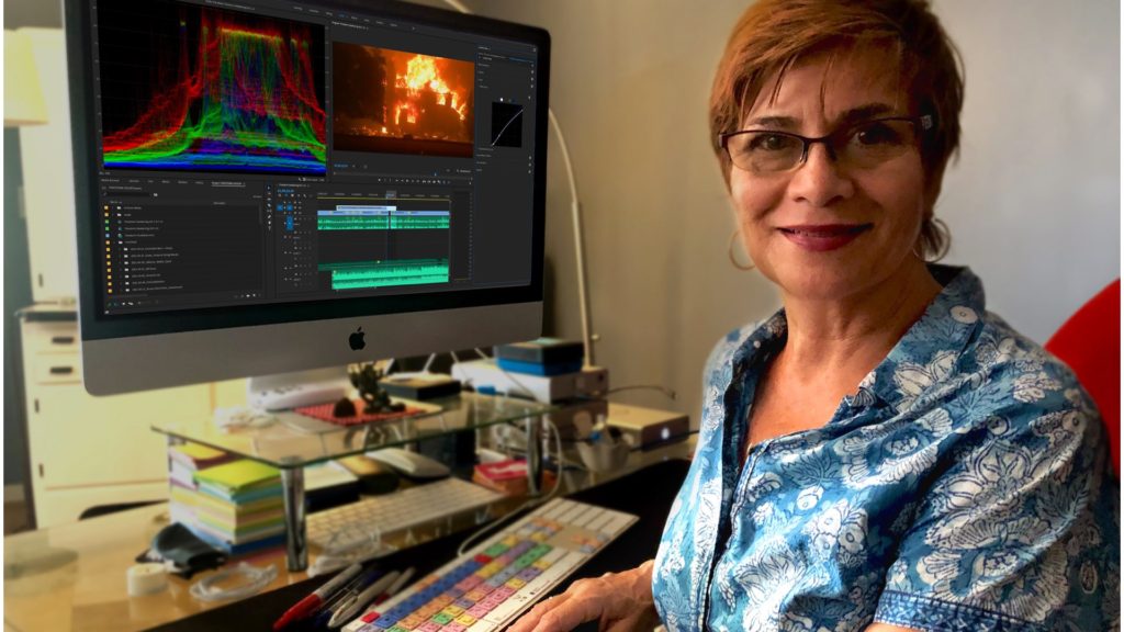 Shirley Thompson has been freelance video editing for 32 years and editing mostly documentary films since 1992. @2021 Shirley Thompson Editorial, Photo credit: Stanford Chang