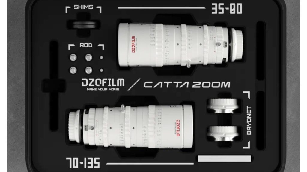 DZOFilm Catta full-frame cinema zoom lenses. Picture: DZOFilm