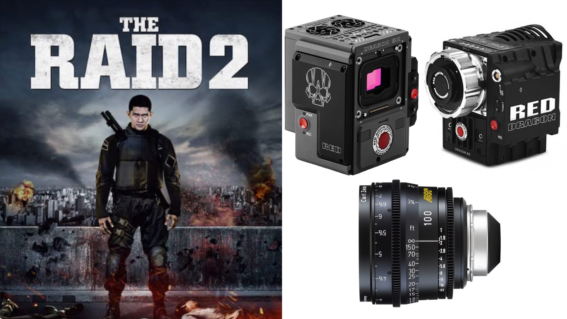The Raid 2: An Important Landmark of Action Cinematography. Shot on RED Scarlet and Dragon, with ARRI Ultra Primes lenses.