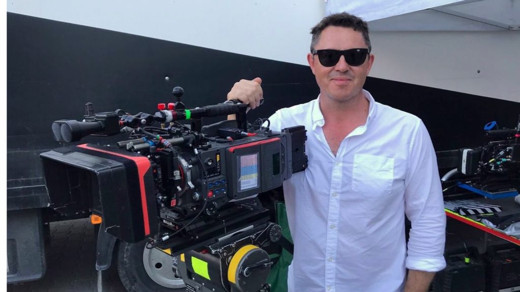 Greig Fraser with a prototype of ALEXA LF. Picture: ARRI