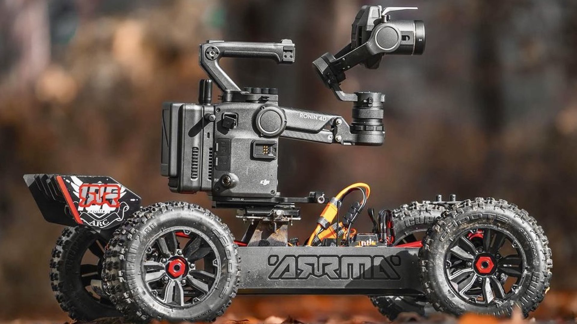 Building Your Own Pursuit System Using ARRMA RC Truck and DJI Ronin 4D. Picture: Peter Lindgren.