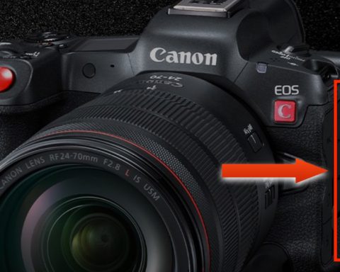Canon EOS R5 C  = EOS R5 + Vents, to Allow Non-Stop 8K Recording