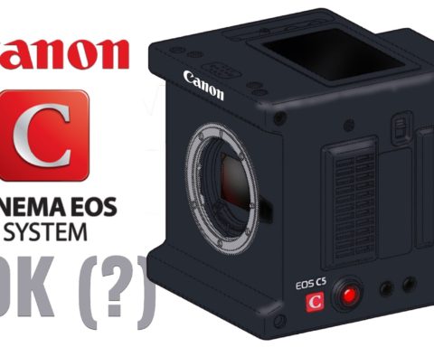 Canon Develops High-End Boxy Cinema Camera. Image rendering: Chung Dha