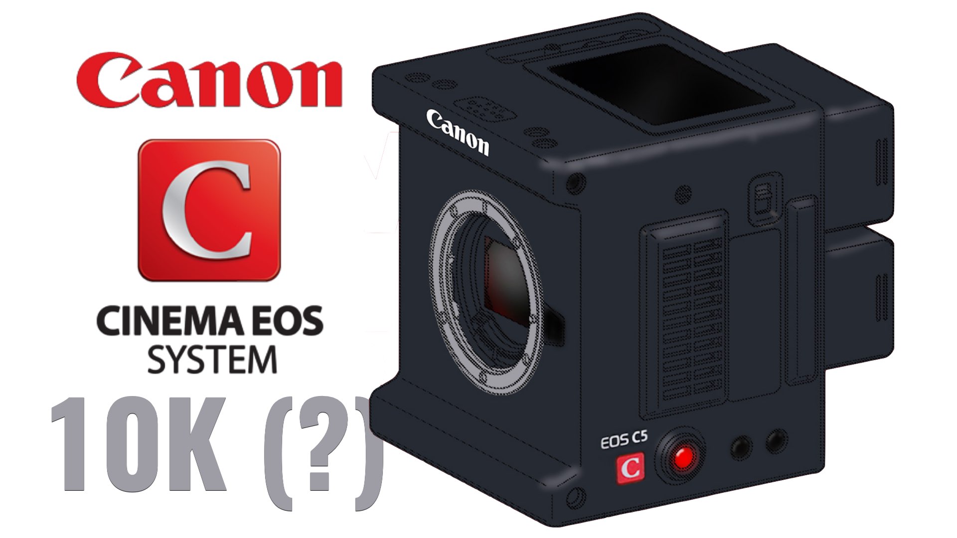 Canon Develops High-End Boxy Cinema Camera. Image rendering: Chung Dha