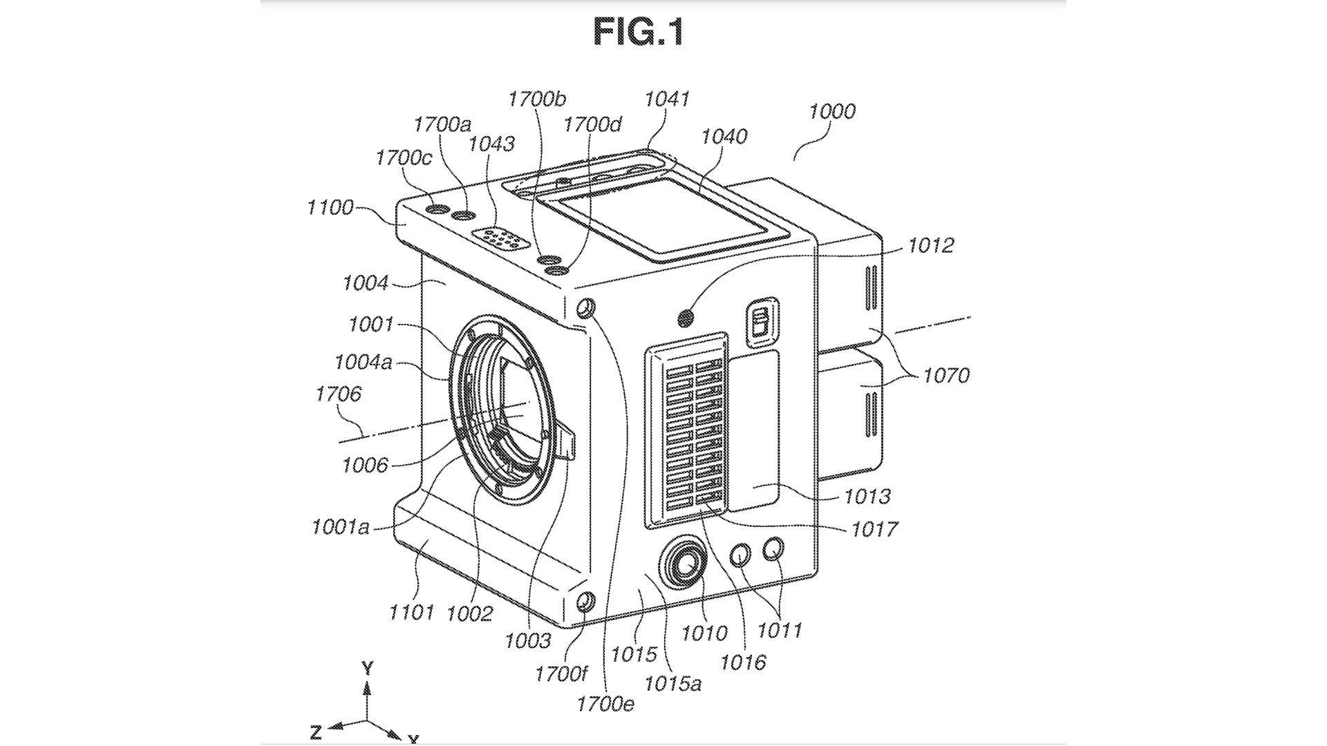 Canon's patent application: New high-end boxy cinema camera