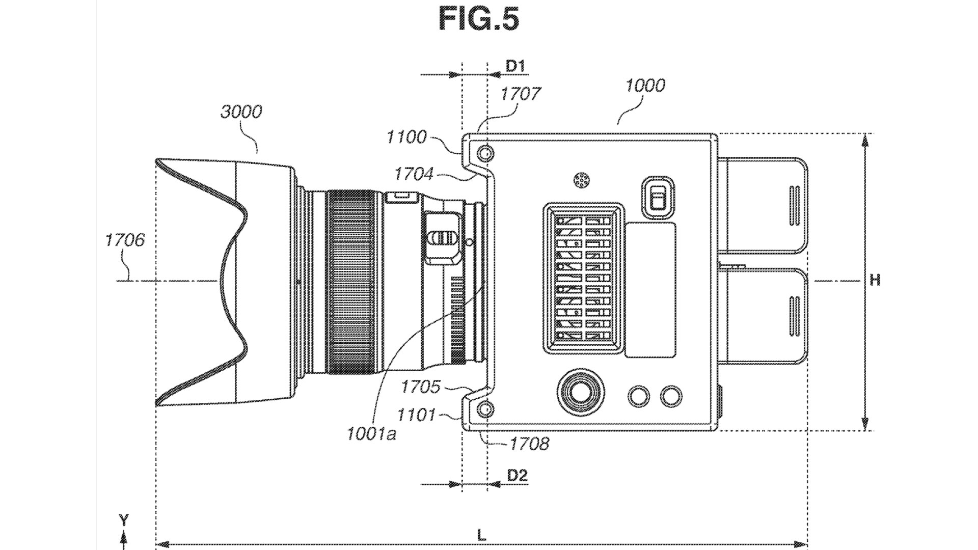 Canon's patent application: New high-end boxy cinema camera