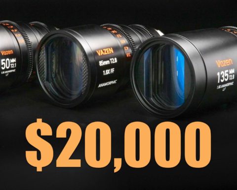 Vazen Announces the Price of its Full-Frame 1.8X Anamorphic Set (50mm, 85mm, and 135mm) - $20,000