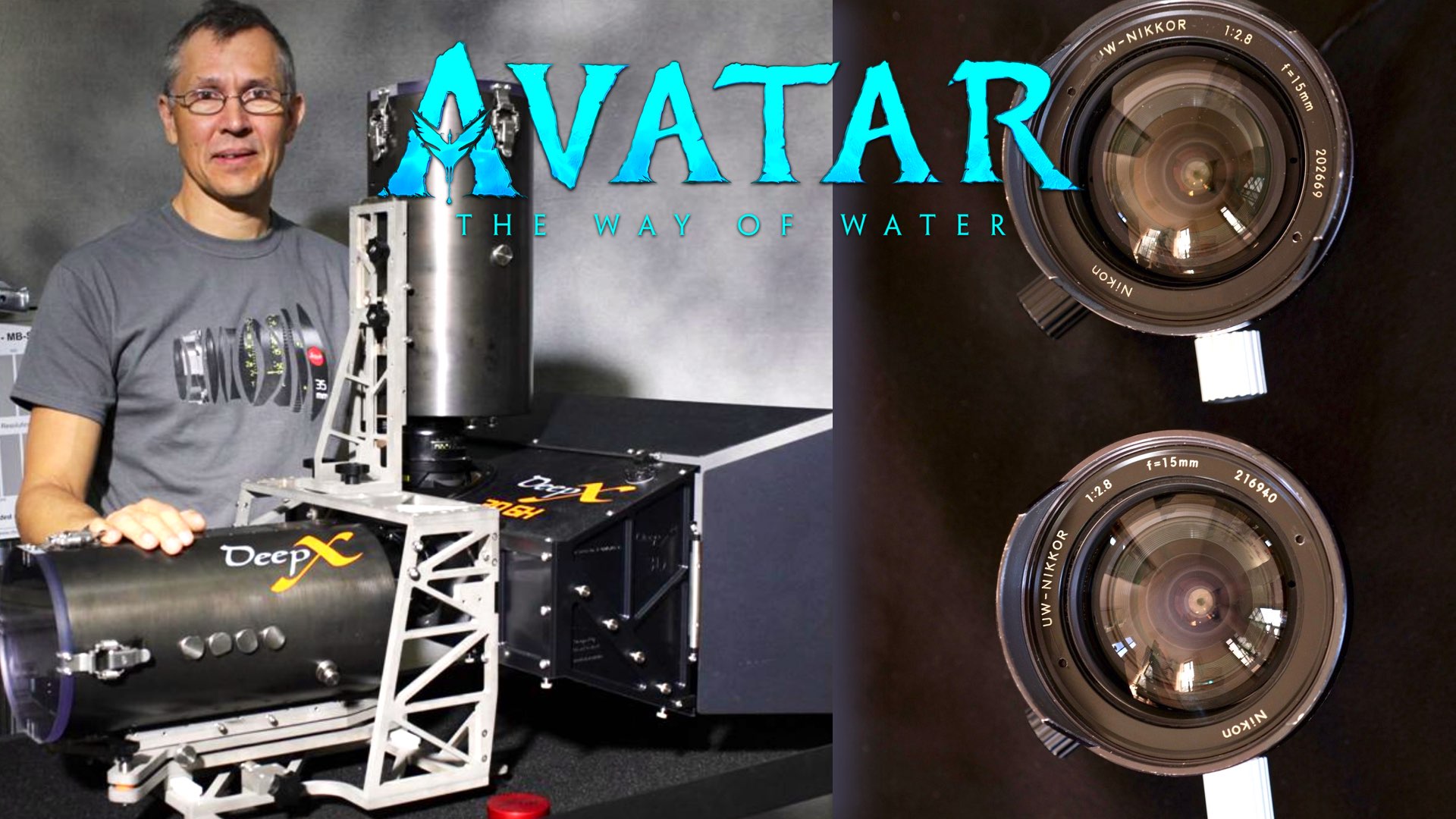 The Underwater Cinematography Behind Avatar 2: 3D Beam Splitter and Nikonos Lenses