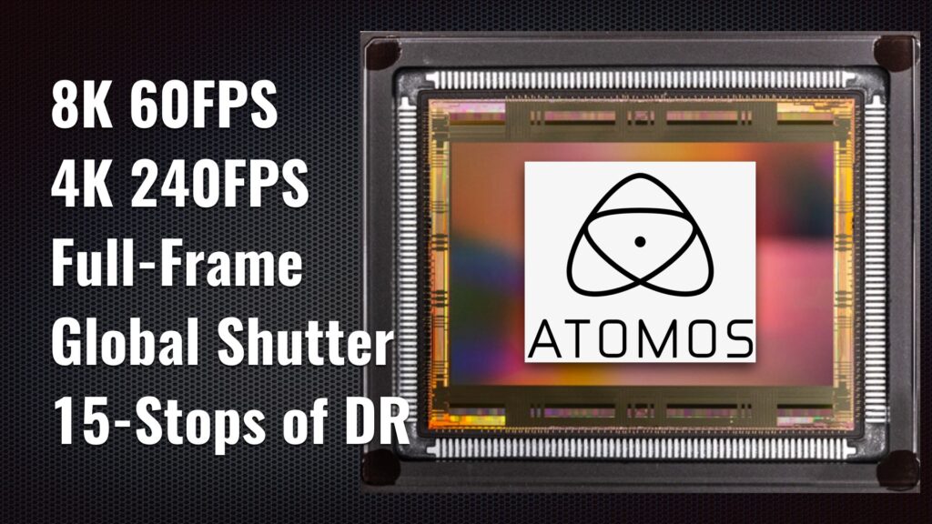 Atomos Introduces ‘Sapphire’ Sensor: Full-Frame, 8K 60FPS, Global Shutter, and 15-Stops of DR