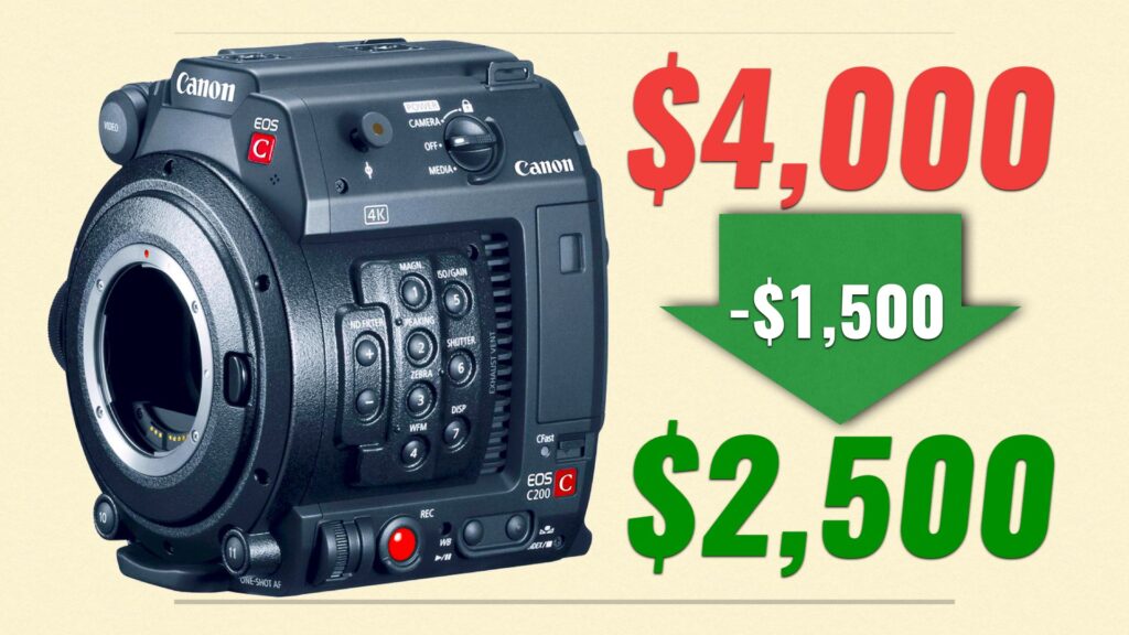 Canon Drops Prices on the Cinema EOS C200 Cameras