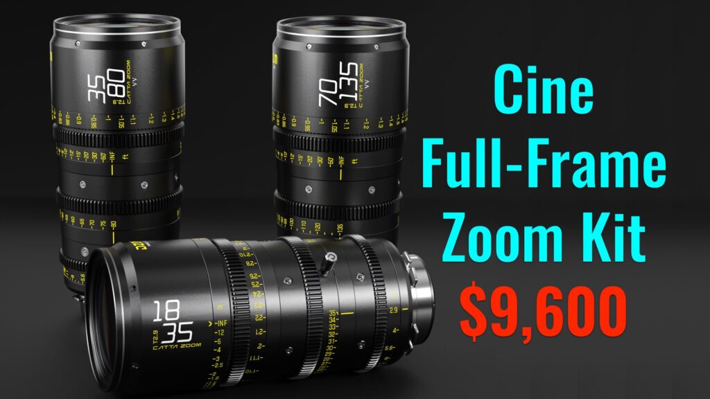 Meet the DZOFILM Catta Ace Set: Full-Frame Cine Zoom Lenses Without Breaking the Bank