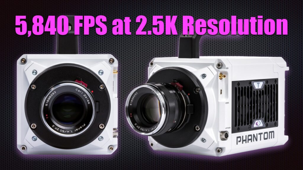 Phantom T2540 Announced: 5,840 FPS at 2.5K Resolution