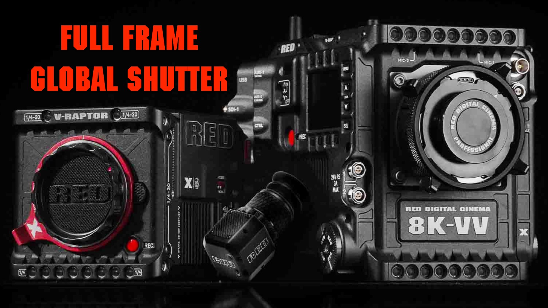 RED Announces V-Raptor [X] and XL [X]: World's First Large Format Global Shutter Cinema Cameras