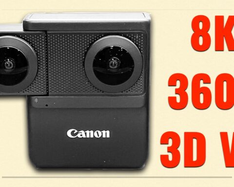 Canon Teased a New 360/180 3D VR 8K Compact Camera
