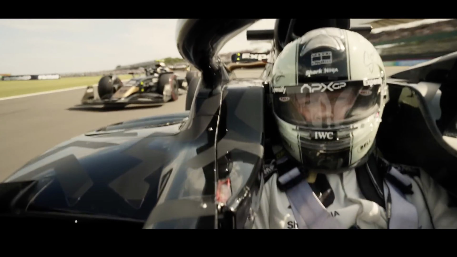 F1 film. A screenshot from the teaser